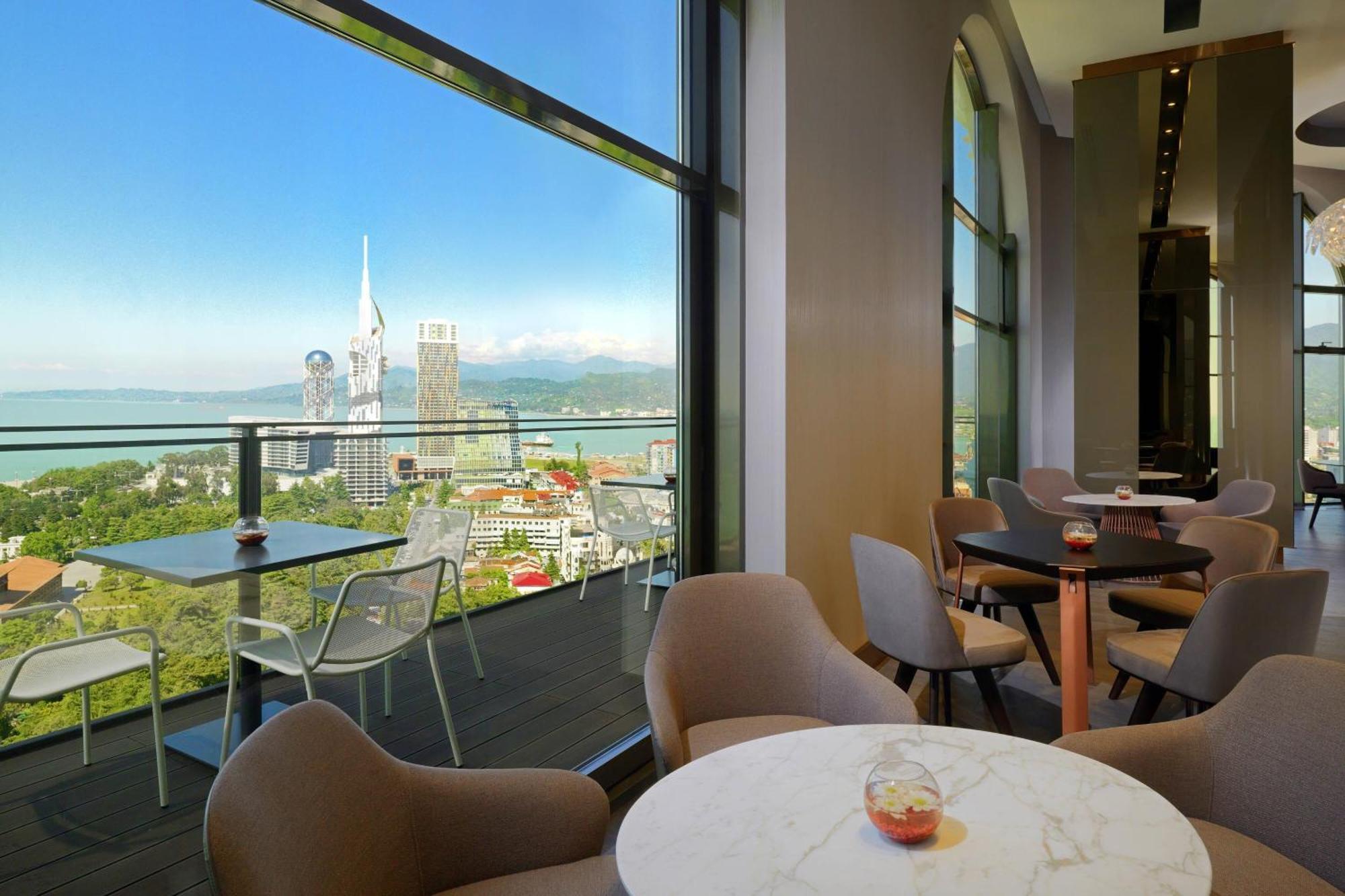 Sheraton Batumi Hotel Exterior foto View from the Sky Bar